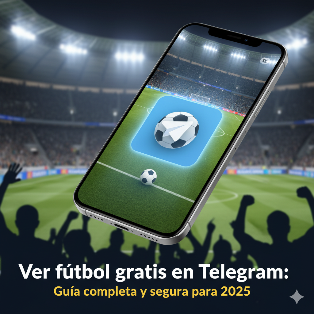Ver fútbol gratis en Telegram